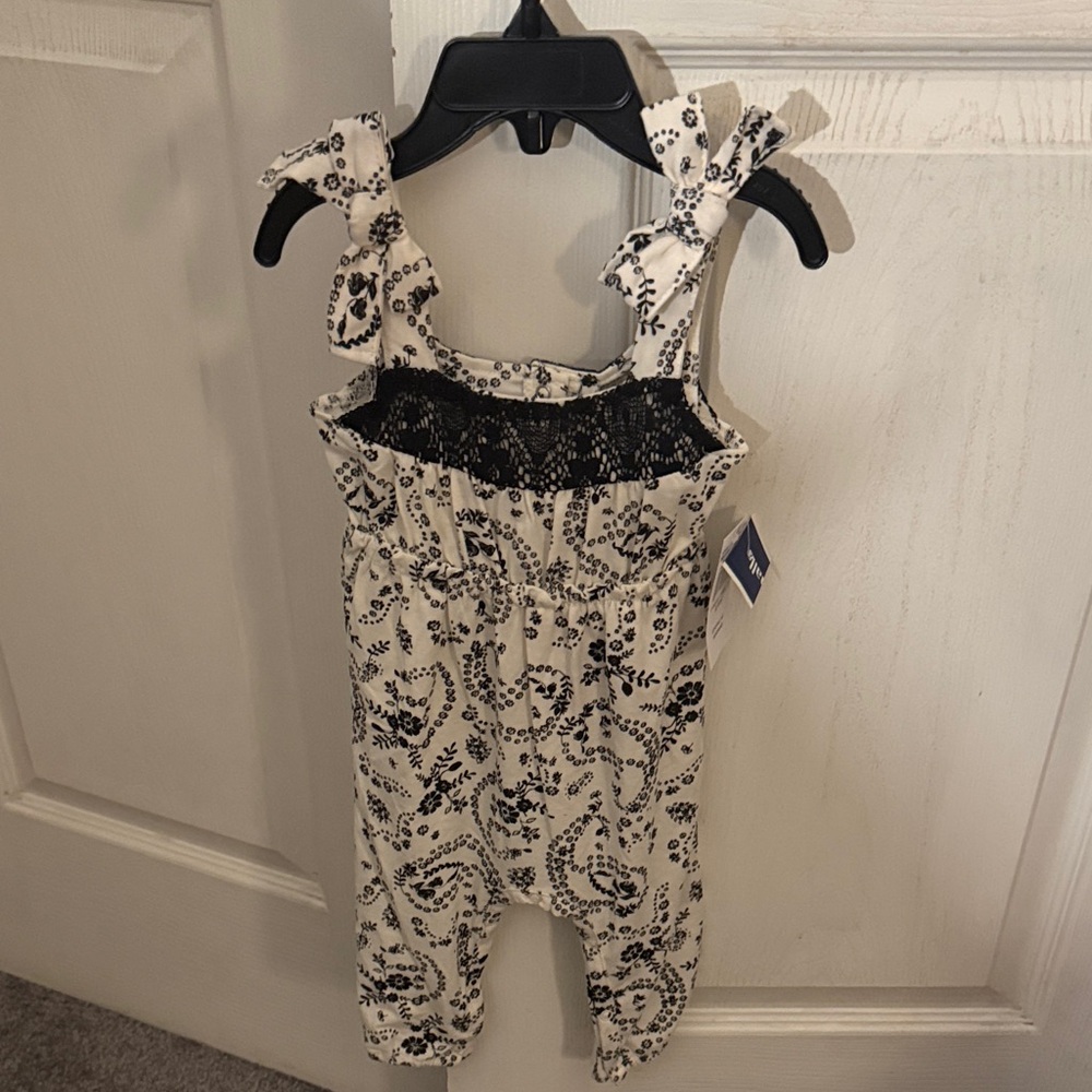 NWT Black and White Baby Jumpsuit
